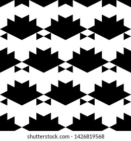 Seamless pattern. Triangles, rhombuses, figures ornament. Geometrical backdrop. Abstract background. Polygons motif. Geometric shapes wallpaper. Digital paper, textile print, web design. Vector.