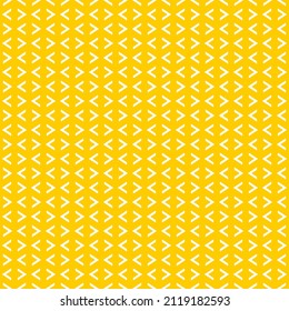 Seamless pattern of triangles and rhombuses. Geometric orange background.