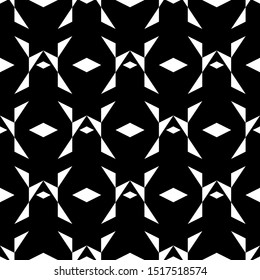 Seamless pattern. Triangles, rhombuses ornament. Polygons motif. Geometric backdrop. Simple shapes wallpaper. Figures background. Digital paper, textile print, web design, abstract. Vector.
