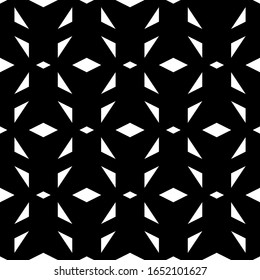 Seamless pattern. Triangles, rhombuses ornament. Simple shapes wallpaper. Figures background. Polygons motif. Geometric backdrop. Digital paper, textile print, web design, abstract. Vector.
