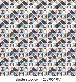 Patrón sin foco de triángulos. Fondo textil de estilo.