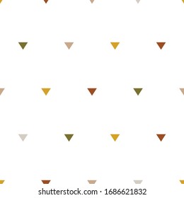 Seamless pattern with triangles vector illustration. Triangles background.