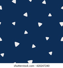 Seamless pattern with triangles. Vector repeating texture.