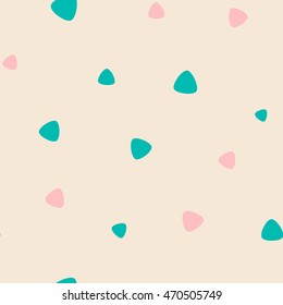 Seamless pattern with triangles. Vector repeating texture.