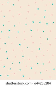 Seamless pattern with triangles. Vector repeating texture.