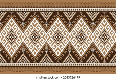 Seamless pattern with tribal aztec motives. Aztec print. Aztec design. 
Abstract background with ethnic aztec ornament.
