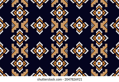 Seamless pattern with tribal aztec motives. Aztec print. Aztec design. 
Abstract background with ethnic aztec ornament.
