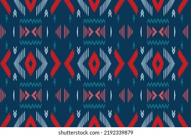 Patrón sin foco en el estilo tribal, folclórico y mexicano. Sencillos motivos de ikat abstract tribal arte Azteca Diseño para fondo, alfombra, papel de pared, ropa, envoltura, Batik,tela,Ilustración vectorial. 