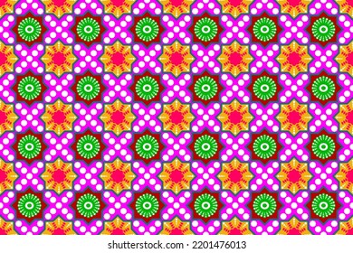 Patrón sin foco en el estilo tribal, folclórico y mexicano. Diseño de alfombras, papel pintado, ropa, envoltura, tela, tela, textil, americano, étnico, adorno