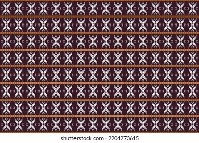 Patrón sin foco en el estilo tribal, folclórico y mexicano. Diseño de alfombras, papel pintado, ropa, envoltura, tela, tela, textil, americano, étnico, adorno