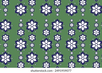 Seamless pattern in tribal, folk embroidery, and Mexican style, Aztec geometric art ornament print, Design for carpet , cover, wallpaper, wrapping, fabric, clothing,   Abstract Ethnic-art