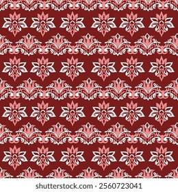 Seamless pattern in tribal, folk embroidery, and Mexican style, Aztec geometric art ornament print, Design for carpet , cover, wallpaper, wrapping, fabric, clothing,   Abstract Ethnic-art
