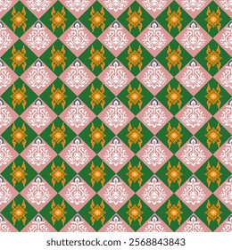 Seamless pattern in tribal, folk embroidery, and Mexican style, Aztec geometric art ornament print, Design for carpet , cover, wallpaper, wrapping, fabric, clothing,   Abstract Ethnic-art