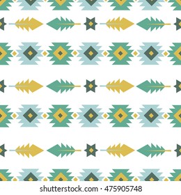 seamless pattern Tribal hand drawn background,arrows, ethic, doodle, stripe, navajo, boho, hipster, border, ormament, Geometric 