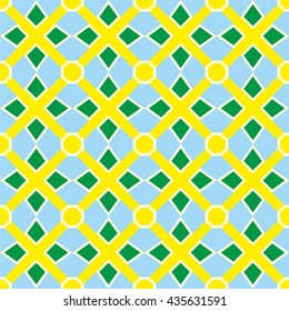 Seamless pattern with tribal ornament. Abstract vector wallpaper in ethno syle.