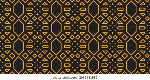 seamless pattern with tribal ornament geometric background.eps