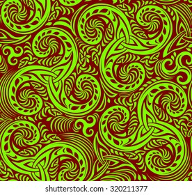 Seamless pattern with trickle, vector image