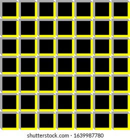 Seamless pattern of tricolor cubes. Vector.