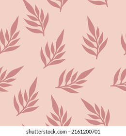Patrón sin foco con ramas tropicales. Papel de pared moderno, textiles, papel impreso para ropa de mujer.