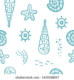 Seamless pattern with tropical elements of neon color on a white background. Cactus, ice cream watermelon, pineapple, hibiscus. Ideal for apparel, fabric, textile, wrapping paper, background. Vector 