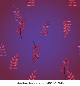 Seamless pattern from tropical leaves.