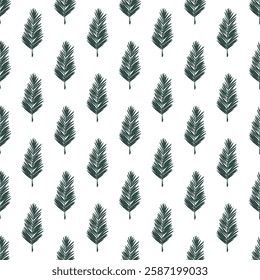 Seamless pattern with tropical leaves doodle for decorative print, wrapping paper, greeting cards, wallpaper and fabric