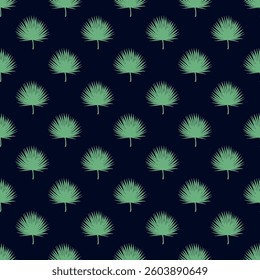 Seamless pattern with tropical leaves doodle for decorative print, wrapping paper, greeting cards, wallpaper and fabric