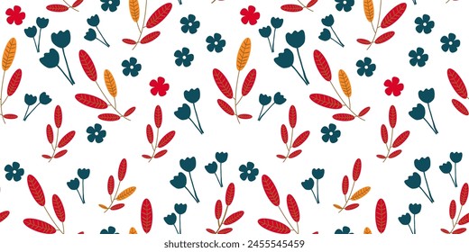 Seamless pattern tropical leaves. floral seamless pattern with leaves  Design for fabric, textile, wallpaper, cover, web , wrapping and all prints