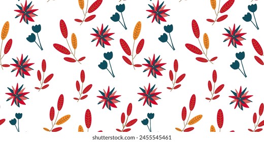 Patrón sin costuras hojas tropicales. patrón sin costuras florales con hojas Diseño para tela, textil, Fondo de pantalla, cubierta, Web, envoltura y todos los estampados
