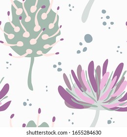 Patrón sin problemas de hojas tropicales. Dibujos vectoriales de hojas verdes.  Se puede utilizar para papel tapiz, rellenos de patrones, fondo de página web, texturas superficiales.