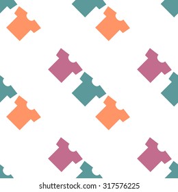 seamless pattern with t-shirts. Vector illustration.
