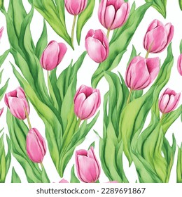 Ilustración vectorial de la flor de tulipán sin foco