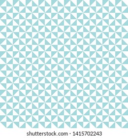 Seamless Pattern Turned Triangles Turquoise And White