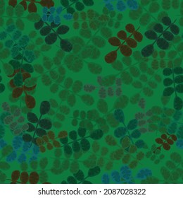 Patrón sin foco, ramas de plantas