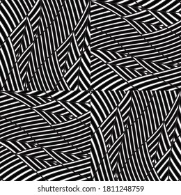 Seamless pattern with twist oblique white bands
