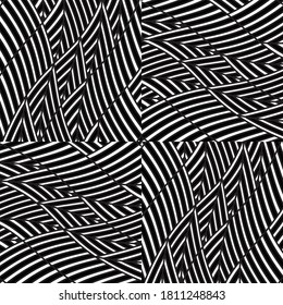 Seamless pattern with twist oblique white bands