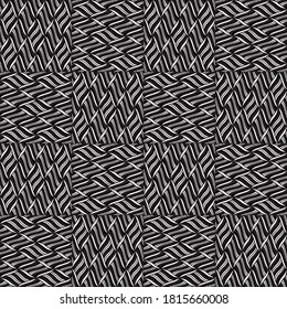 Seamless pattern with twist oblique white bands