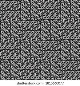 Seamless pattern with twist oblique white bands
