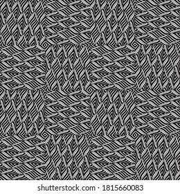 Seamless pattern with twist oblique white bands
