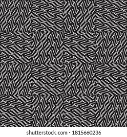 Seamless pattern with twist oblique white bands
