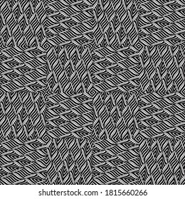 Seamless pattern with twist oblique white bands