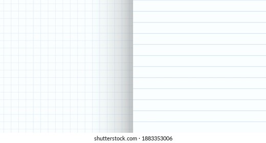 seamless pattern types of notebook line ups