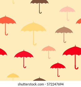 seamless pattern with umbrellas for your design