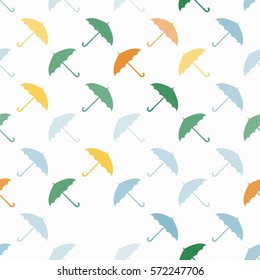 seamless pattern with umbrellas for your design