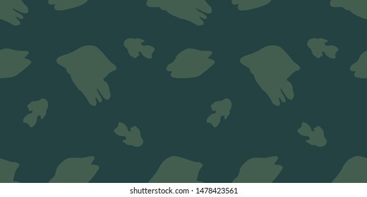 Seamless pattern under water world. Print. Vector illustration