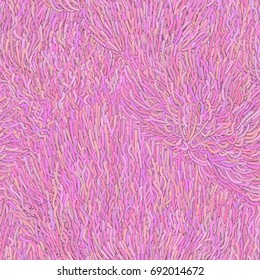 Seamless pattern with underwater sea actinium. High detailed tile texture with anemones. Vector.