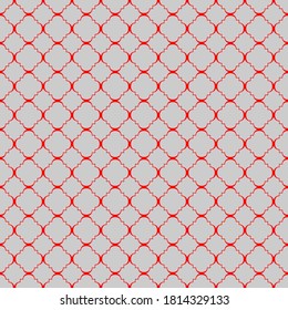 Seamless pattern. Unusual lattice. Geometric background.