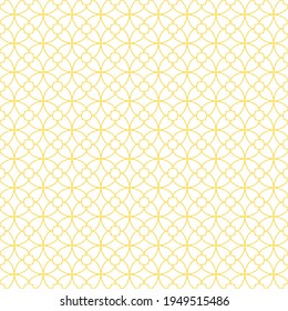 Seamless pattern. Unusual lattice. Geometric orange background.