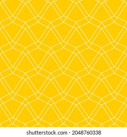 Seamless pattern. Unusual lattice. Geometric orange background.
