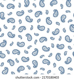 Seamless pattern using paisley material,